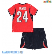 Camisa de time de futebol Inglaterra Reece James #24 Replicas 2º Equipamento Infantil Mundo 2026 Manga Curta (+ Calças curtas)